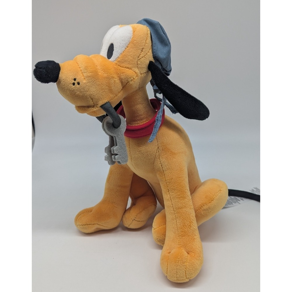 Disney Parks Pirates of the Caribbean Pluto w/ Keys Plush Stuffed Animal 12" Dog